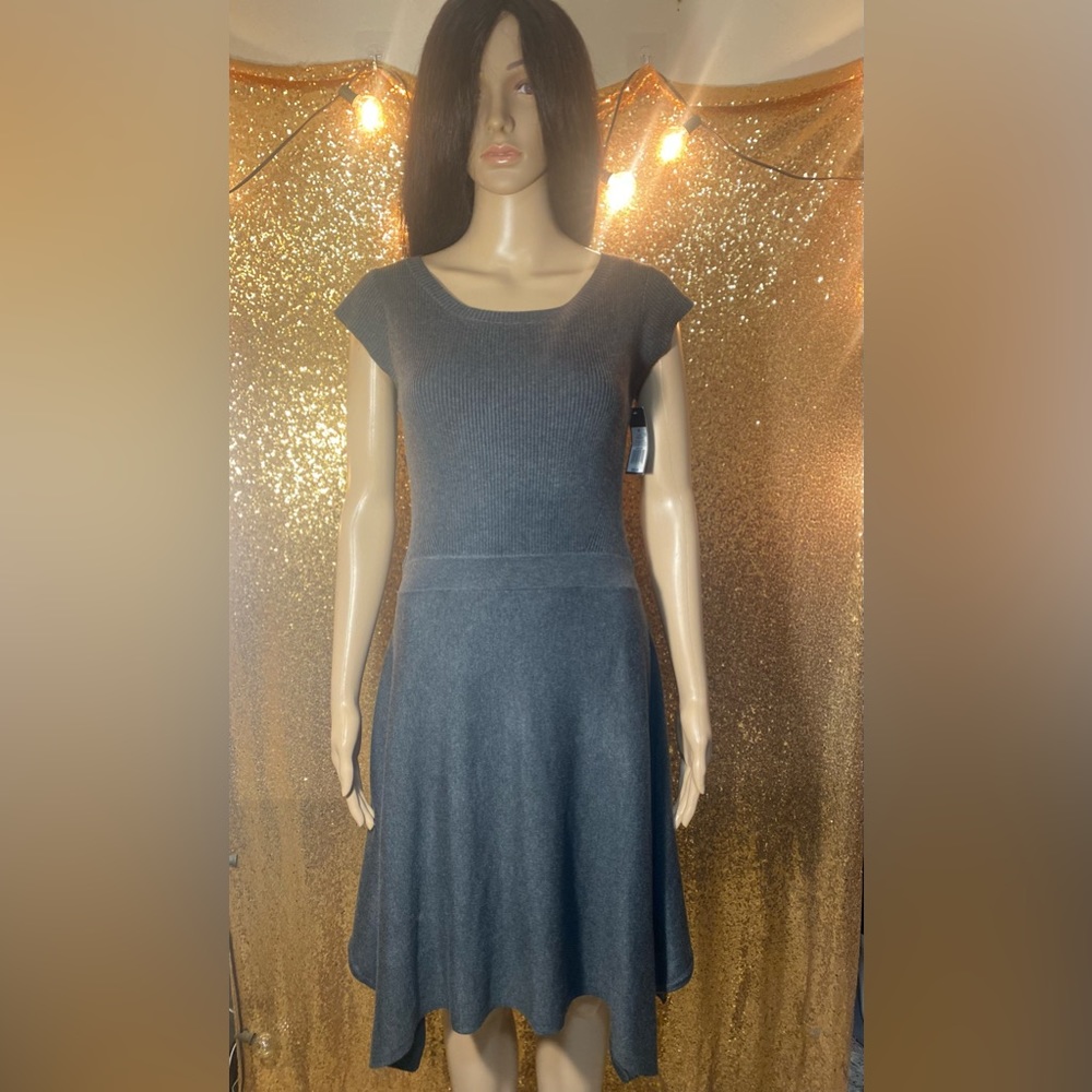 Mossimo✨ Charcoal Ribbed Sweater Dress 👗 BRAND NEW WITH TAGS‼️